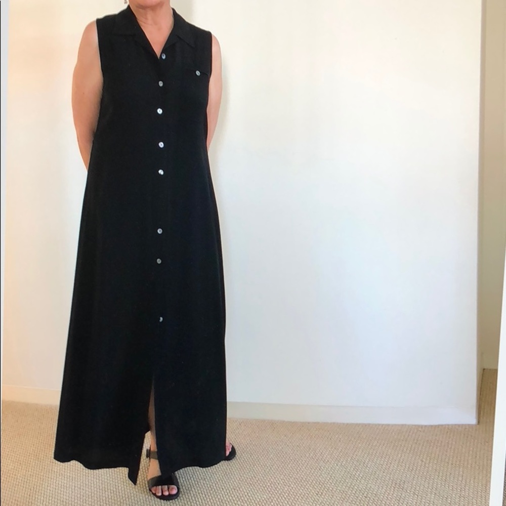 Valerie Stephens maxi black dress